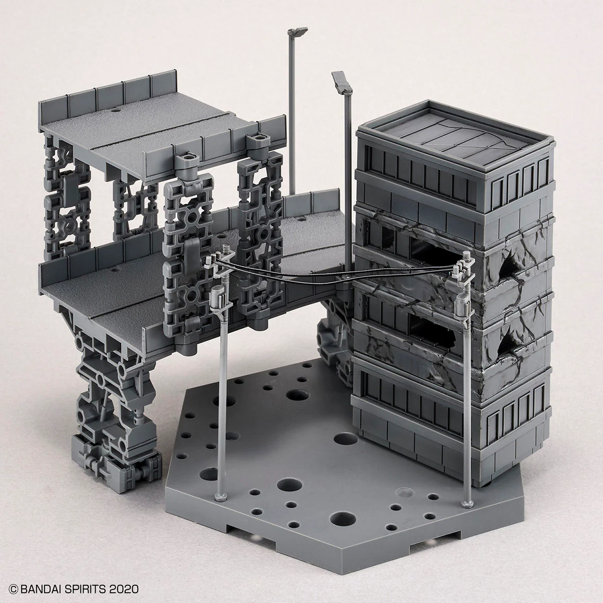 Bandai 30 Minutes Missions 30MM Customize Scene Base (City Area Ver.) Model Kit - Image 6