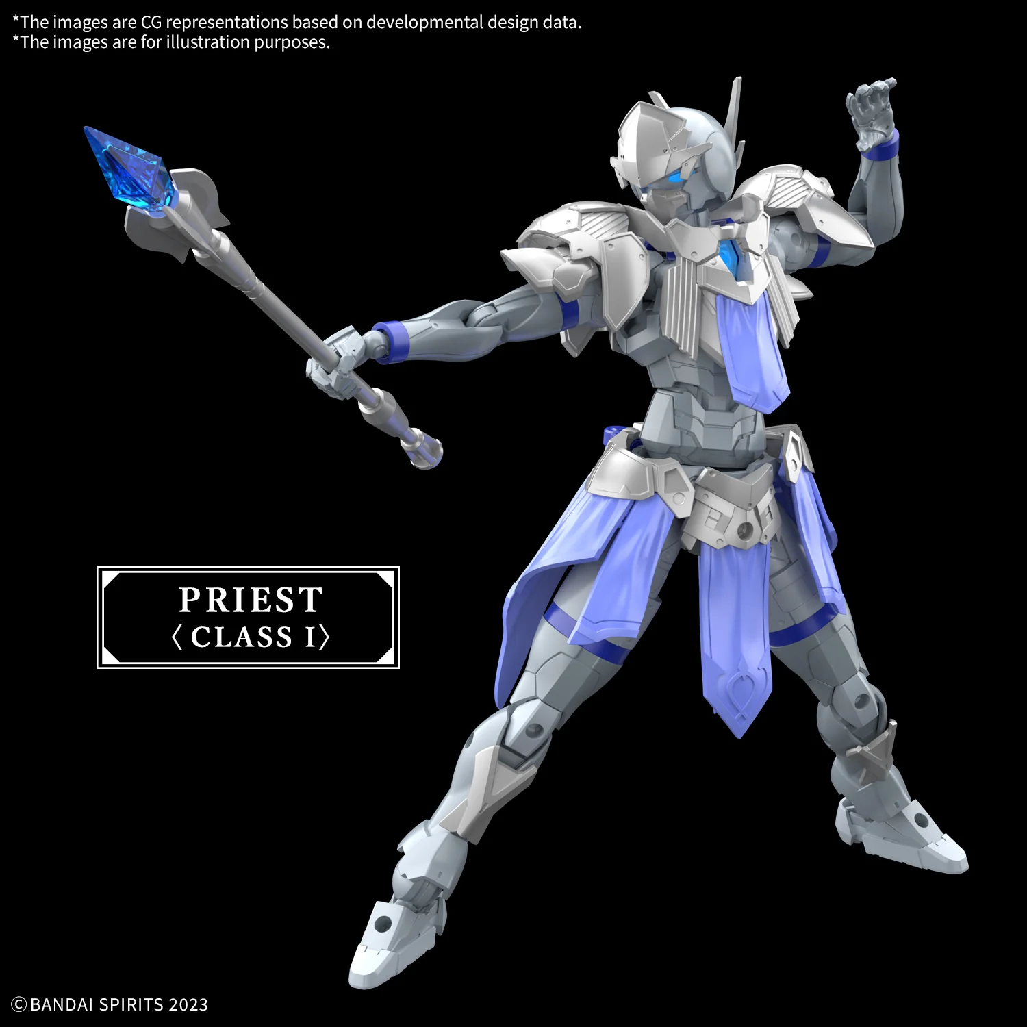 Bandai 30 Minutes Fantasy 30MF Liber Bishop Model Kit - Image 5