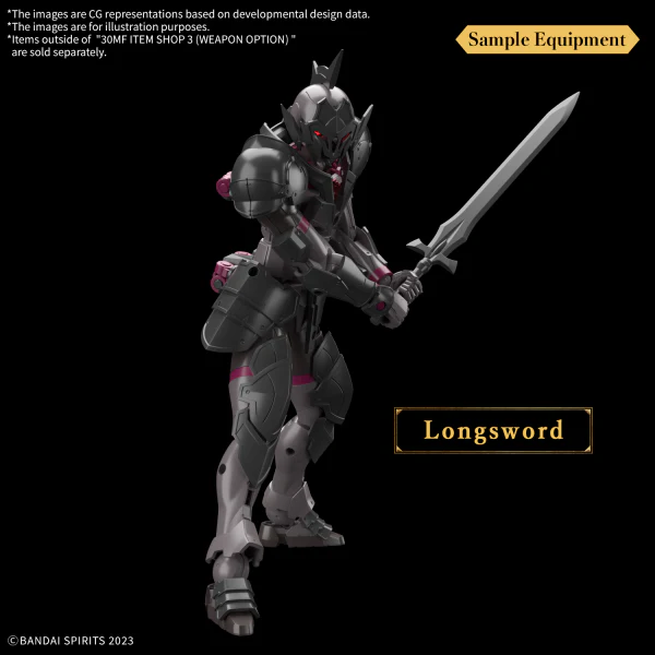 Bandai 30 Minutes Fantasy 30MF Item Shop 3 (Weapon Option) Model Kit - Image 14