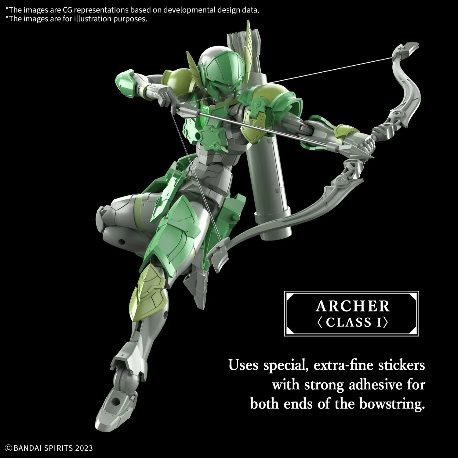 Bandai 30 Minutes Fantasy 30MF #07 Liber Archer Model Kit - Image 13