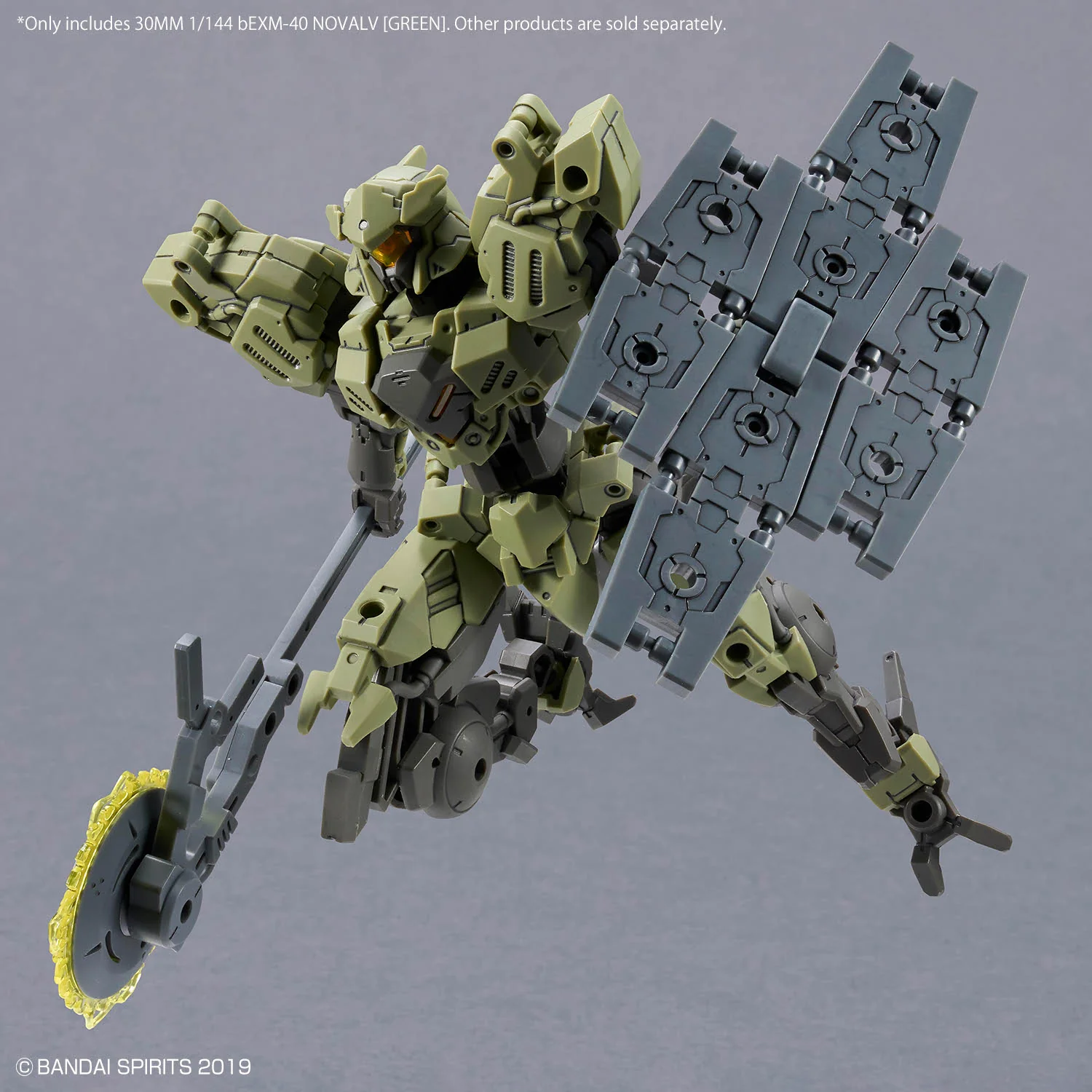 Bandai 30 Minutes Missions 30MM #079 1/144 bEXM-40 Novalv (GREEN) Model Kit - Image 7