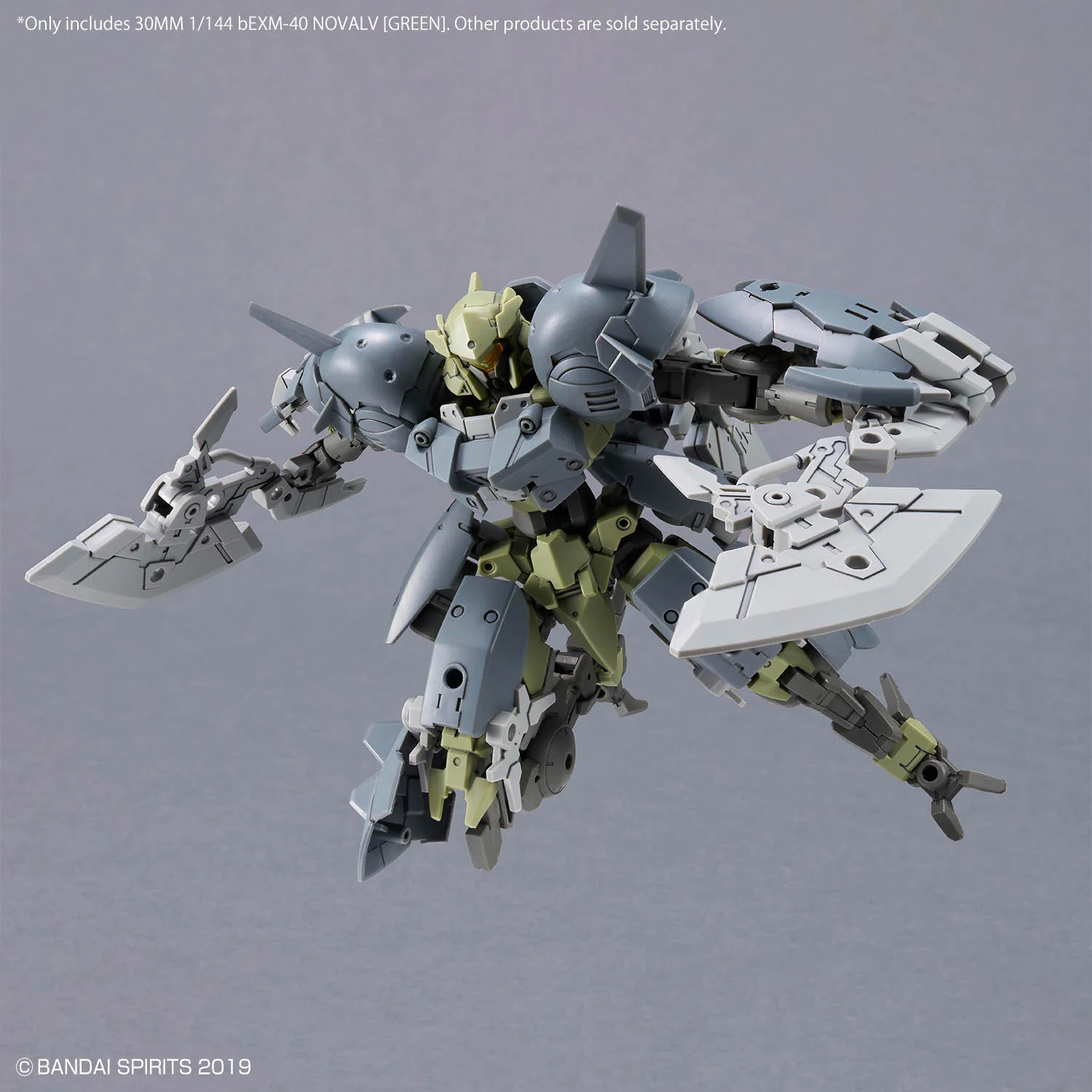 Bandai 30 Minutes Missions 30MM #079 1/144 bEXM-40 Novalv (GREEN) Model Kit - Image 8
