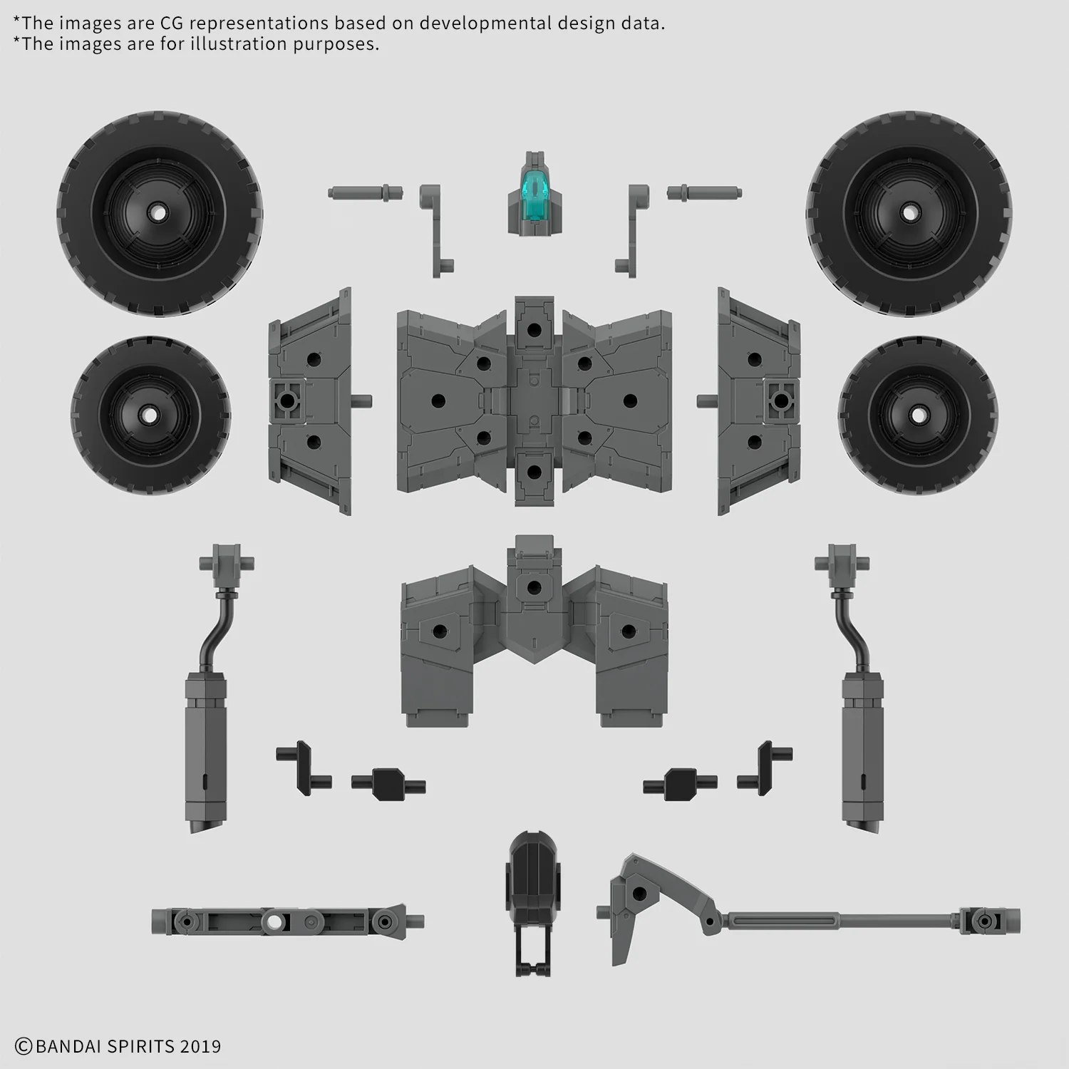 Bandai 30 Minutes Missions 30MM EV-20 Extended Armament Vehicle (Wheel Mobile Ver.) Model Kit - Image 16