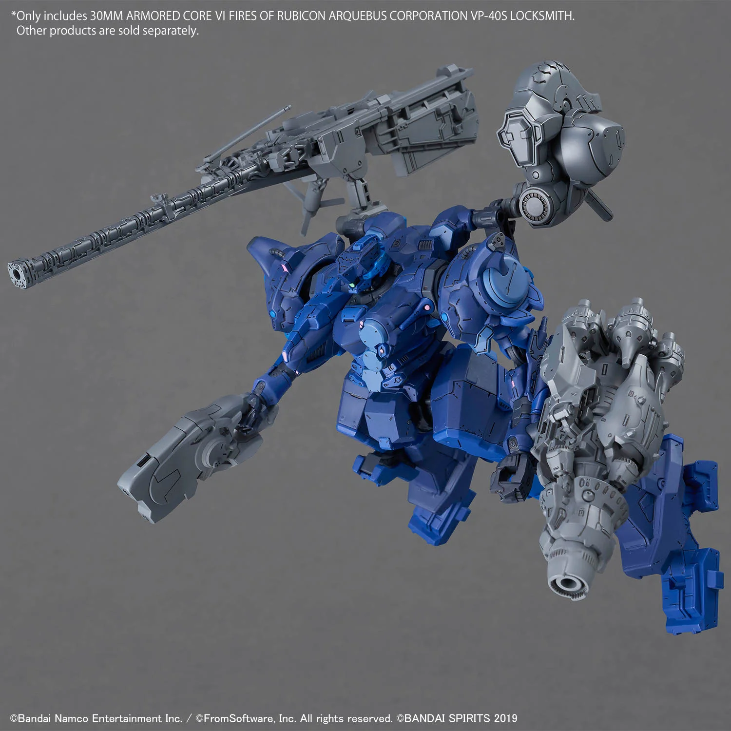 Bandai 30 Minutes Missions 30MM ARMORED CORE Ⅵ FIRES OF RUBICON Arquebus Corporation VP-40S Locksmith Model Kit - Image 4