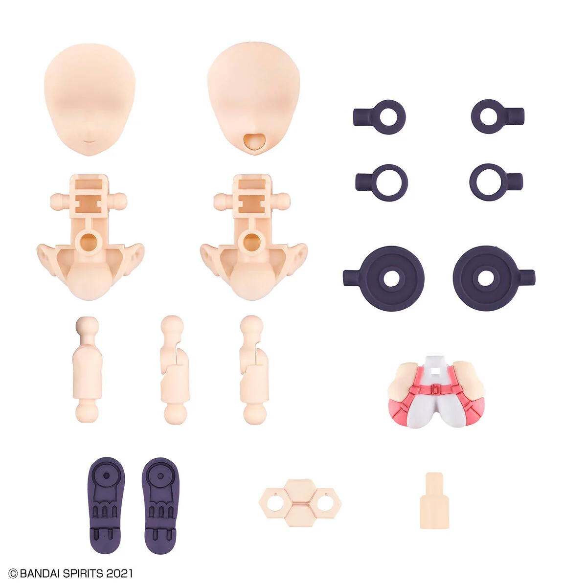 Bandai 30 Minutes Sisters 30MS Option Parts Set 12 (Reaper Costume) [Color A] Model Kit - Image 2