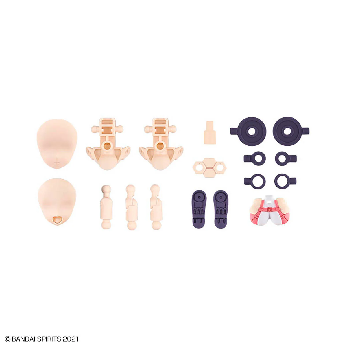 Bandai 30 Minutes Sisters 30MS Option Parts Set 12 (Reaper Costume) [Color A] Model Kit - Image 3