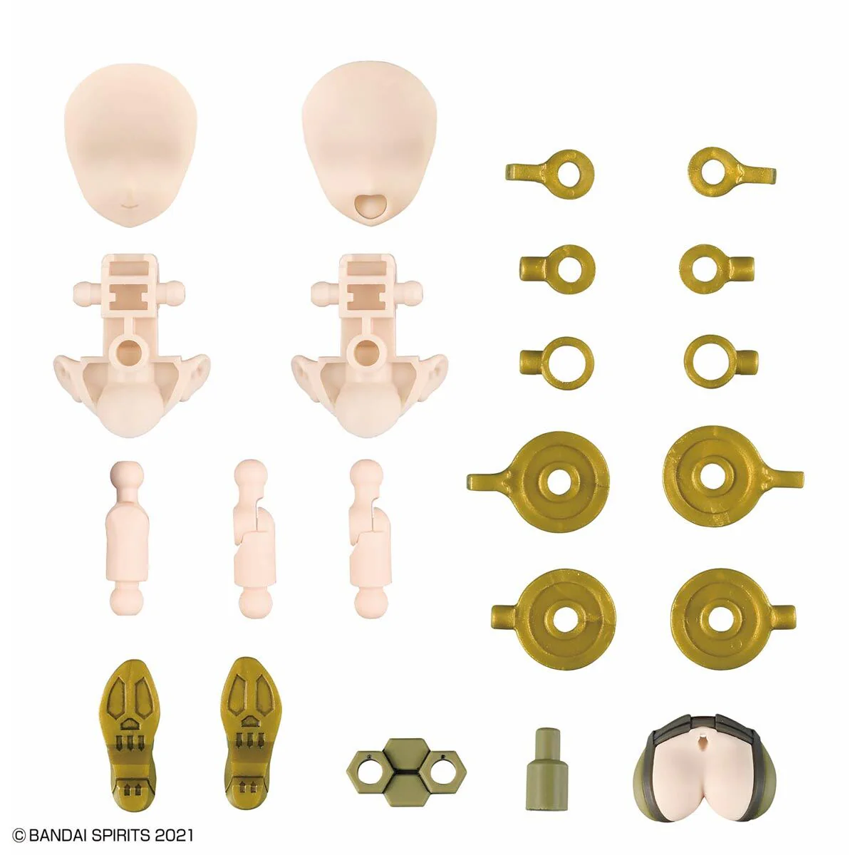 Bandai 30 Minutes Sisters 30MS Option Parts Set 13 (Tactical Costume) [Color B] Model Kit - Image 2