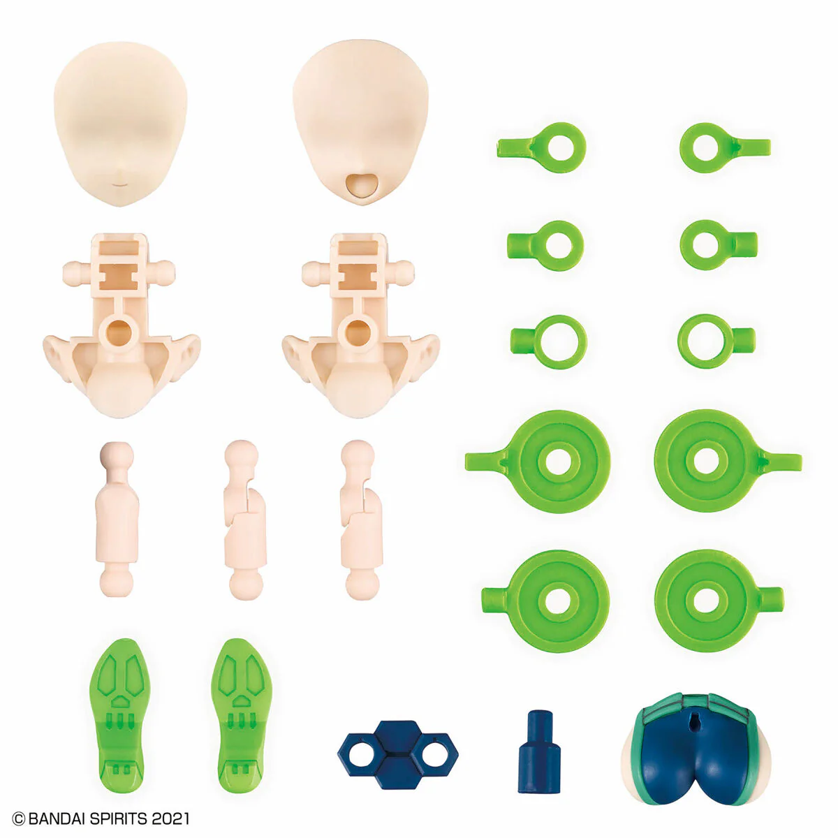 Bandai 30 Minutes Sisters 30MS Option Parts Set 14 (Spotter Costume) [Color B] Model Kit - Image 8