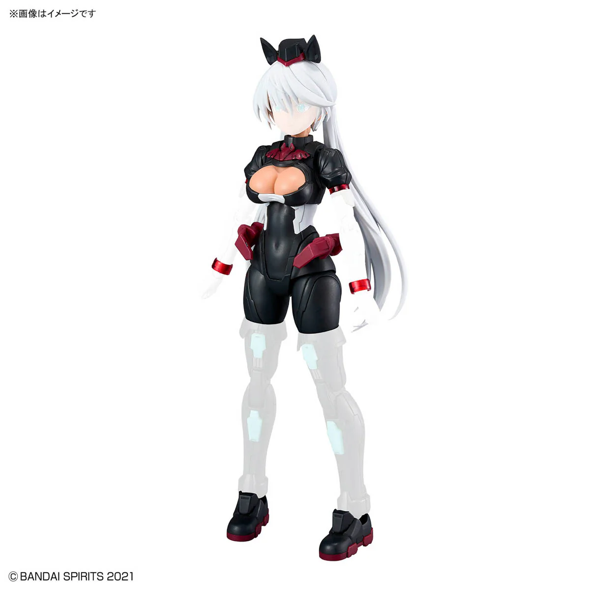 Bandai 30 Minutes Sisters 30MS Option Parts Set 18 (Sergeant Costume) [Color C] Model Kit - Image 11