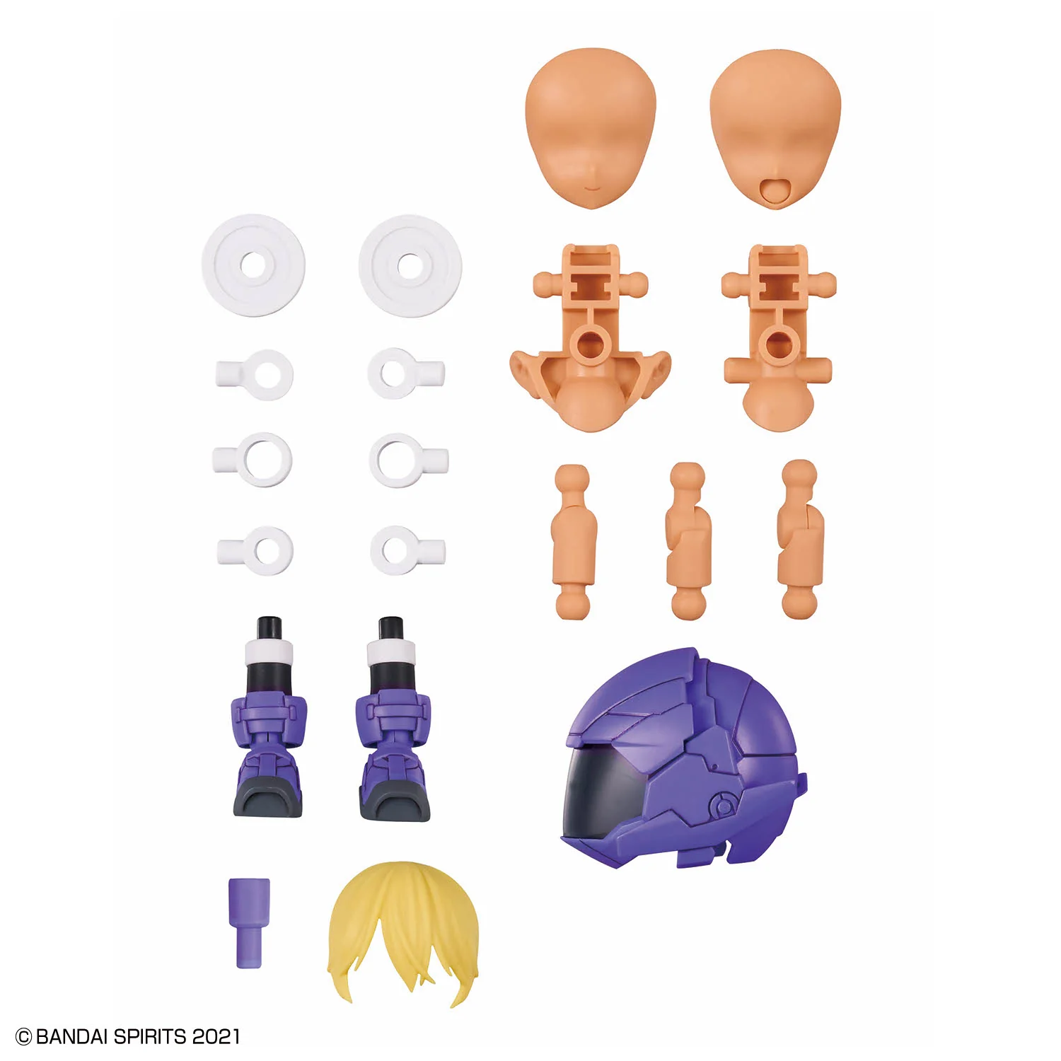 Bandai 30 Minutes Sisters 30MS Option Parts Set 25 (Turbo Costume Gamma) [Color C] Model Kit - Image 2