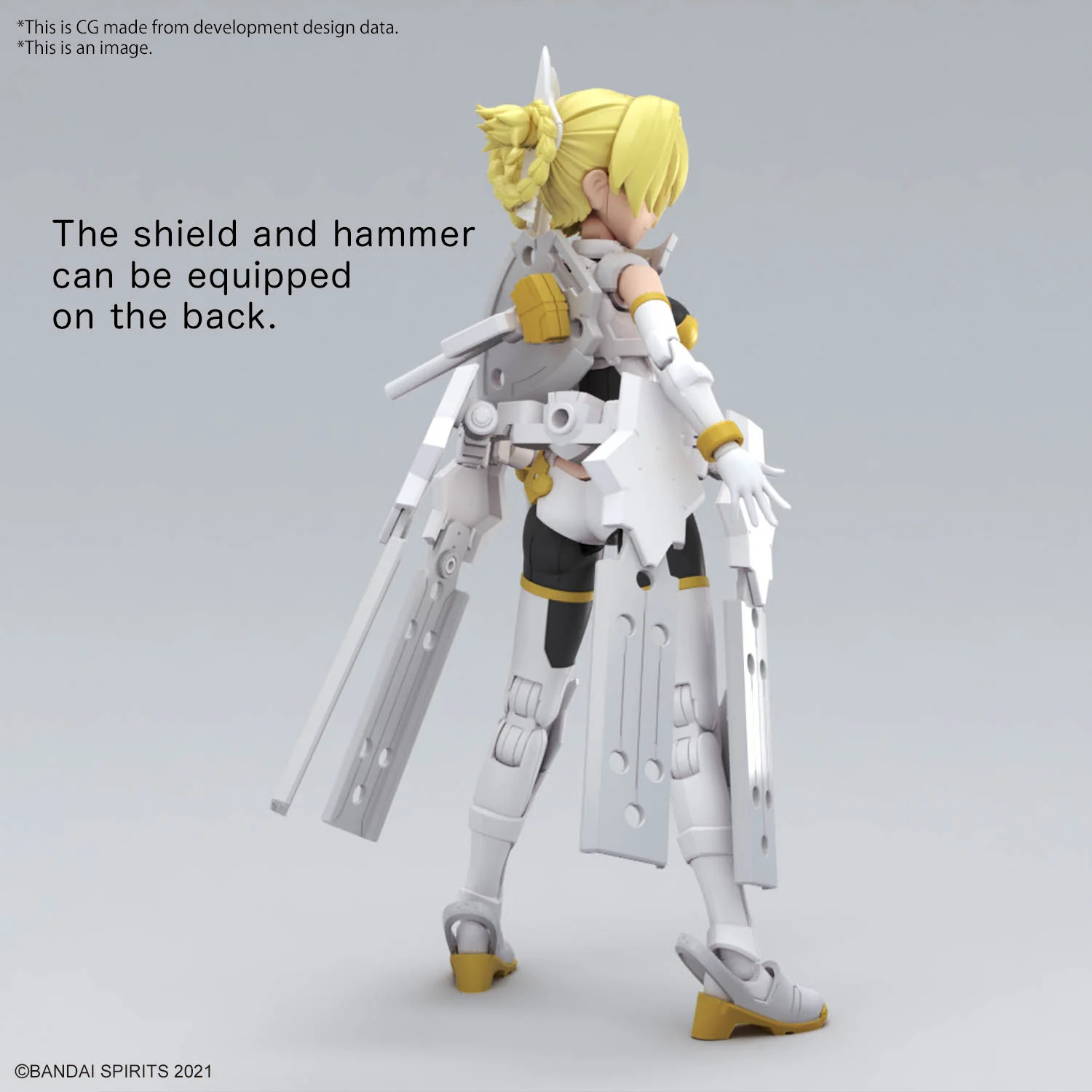 Bandai 30 Minutes Sisters 30MS #13 SIS-F00 Yufia (Color A) Model Kit - Image 13
