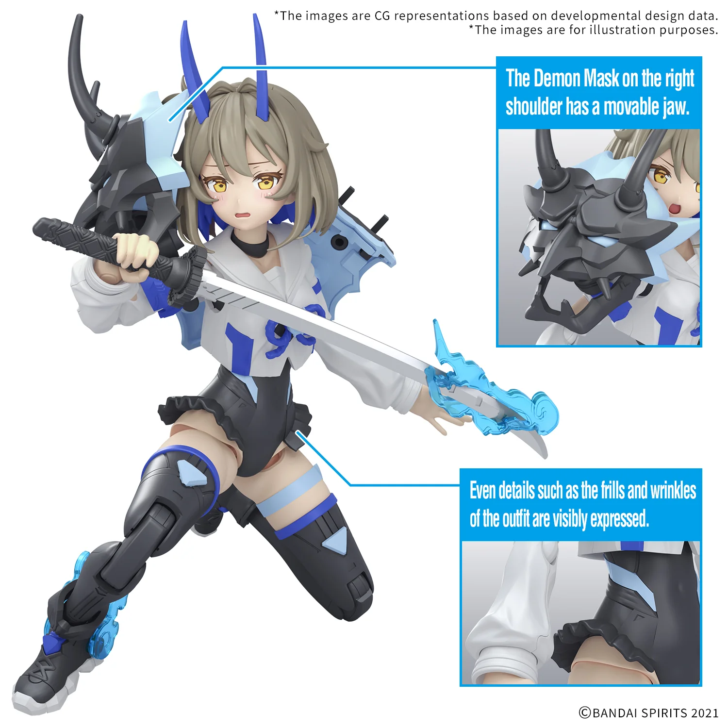 Bandai 30 Minutes Sisters 30MS #15 SIS-N00 Sourei Model Kit - Image 16