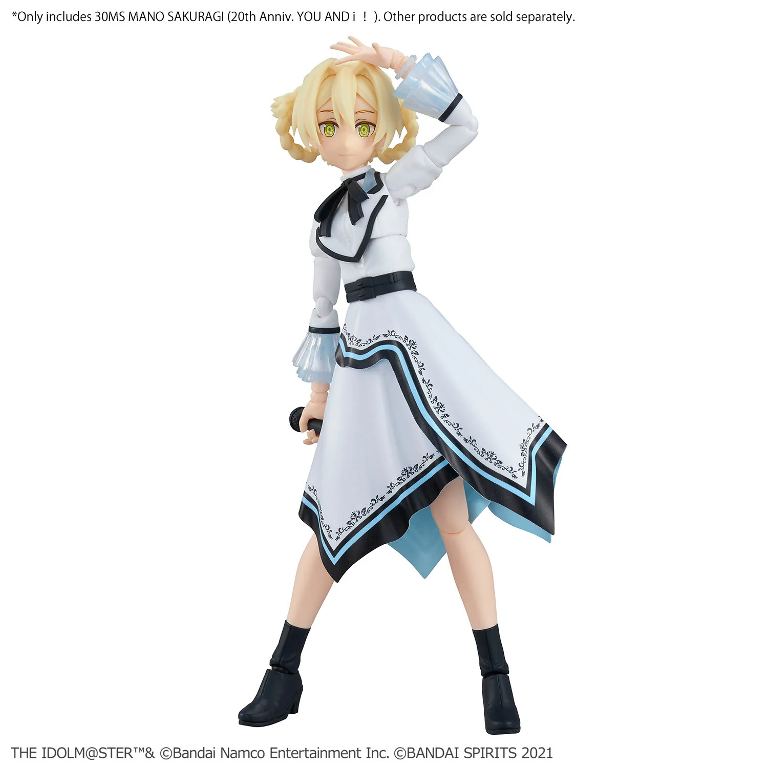 Bandai 30 Minutes Sisters THE iDOLMASTER Shiny Color Mano Sakuragi (20th Anniv. YOU AND i!) Model Kit - Image 12