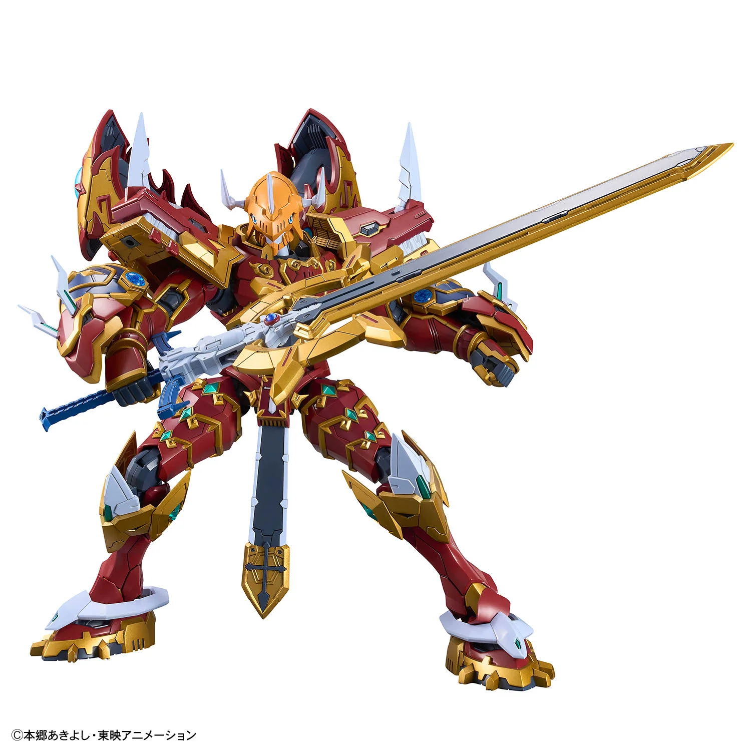Bandai Digimon Adventure Figure-rise Standard Amplified Kaisergreymon Model Kit - Image 5