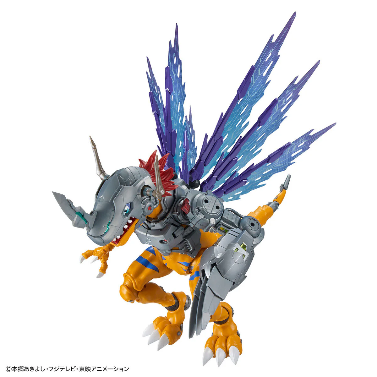 Bandai Digimon Adventure Figure-rise Standard Amplified Metalgreymon (Vaccine) Model Kit - Image 7