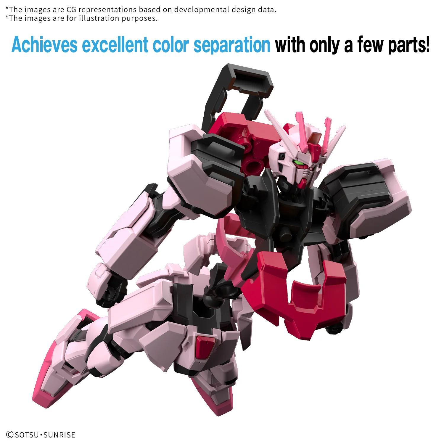 Bandai EG Entry Grade 1/144 Strike Rouge Gundam Model Kit - Image 11
