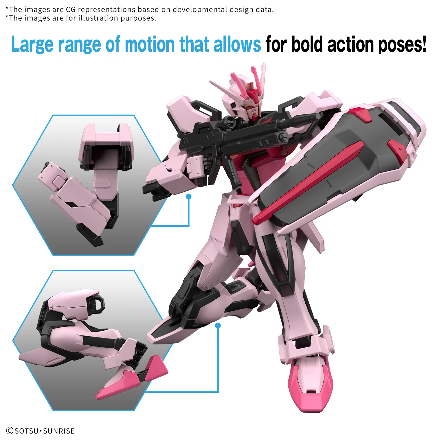 Bandai EG Entry Grade 1/144 Strike Rouge Gundam Model Kit - Image 12