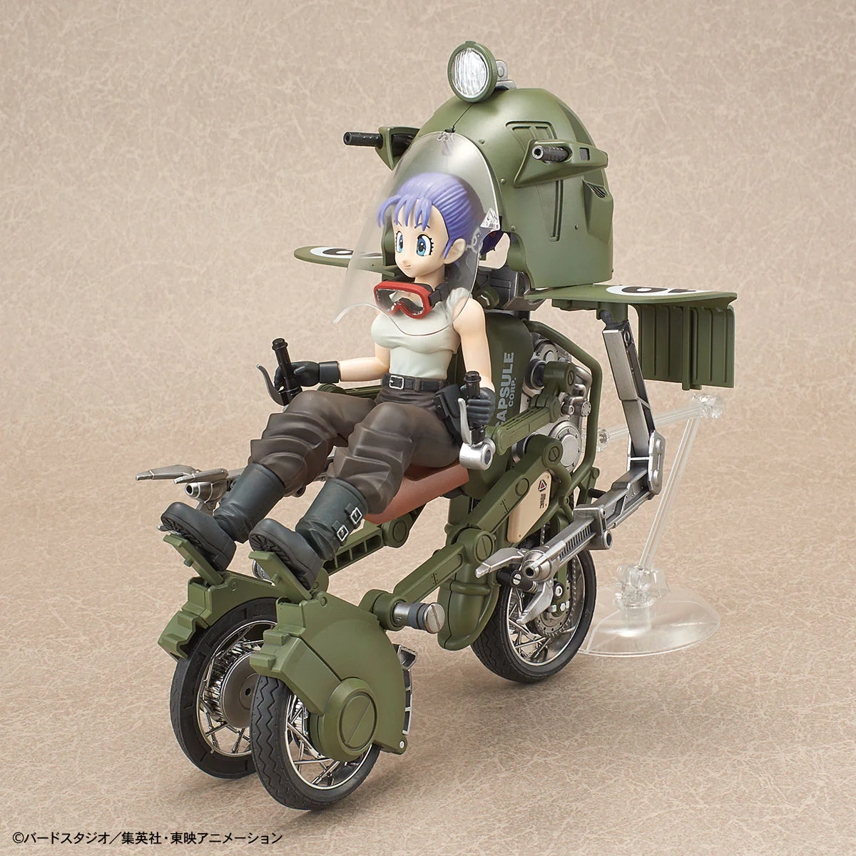 Bandai Figure-rise Mechanics Dragon Ball Z Bulma's Variable No.19 Bike Model Kit - Image 10
