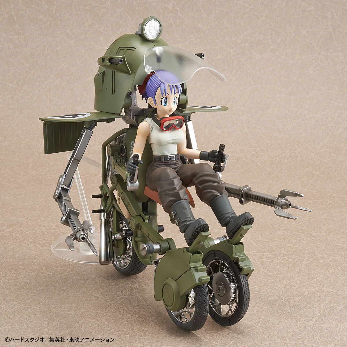 Bandai Figure-rise Mechanics Dragon Ball Z Bulma's Variable No.19 Bike Model Kit - Image 4