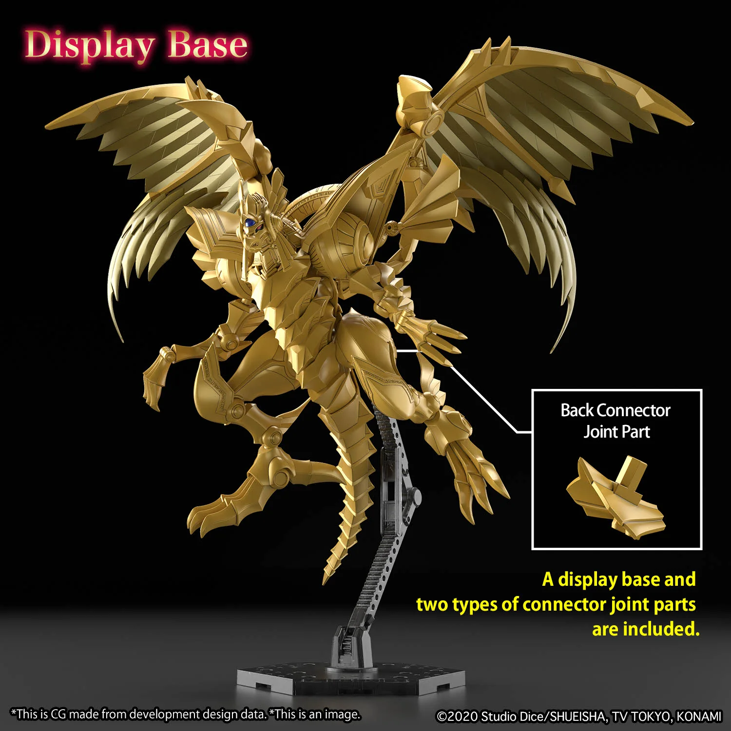 Bandai Figure-rise Standard Amplified Yu-Gi- Oh! -Egyptian God- The Winged Dragon of Ra Model Kit - Image 12