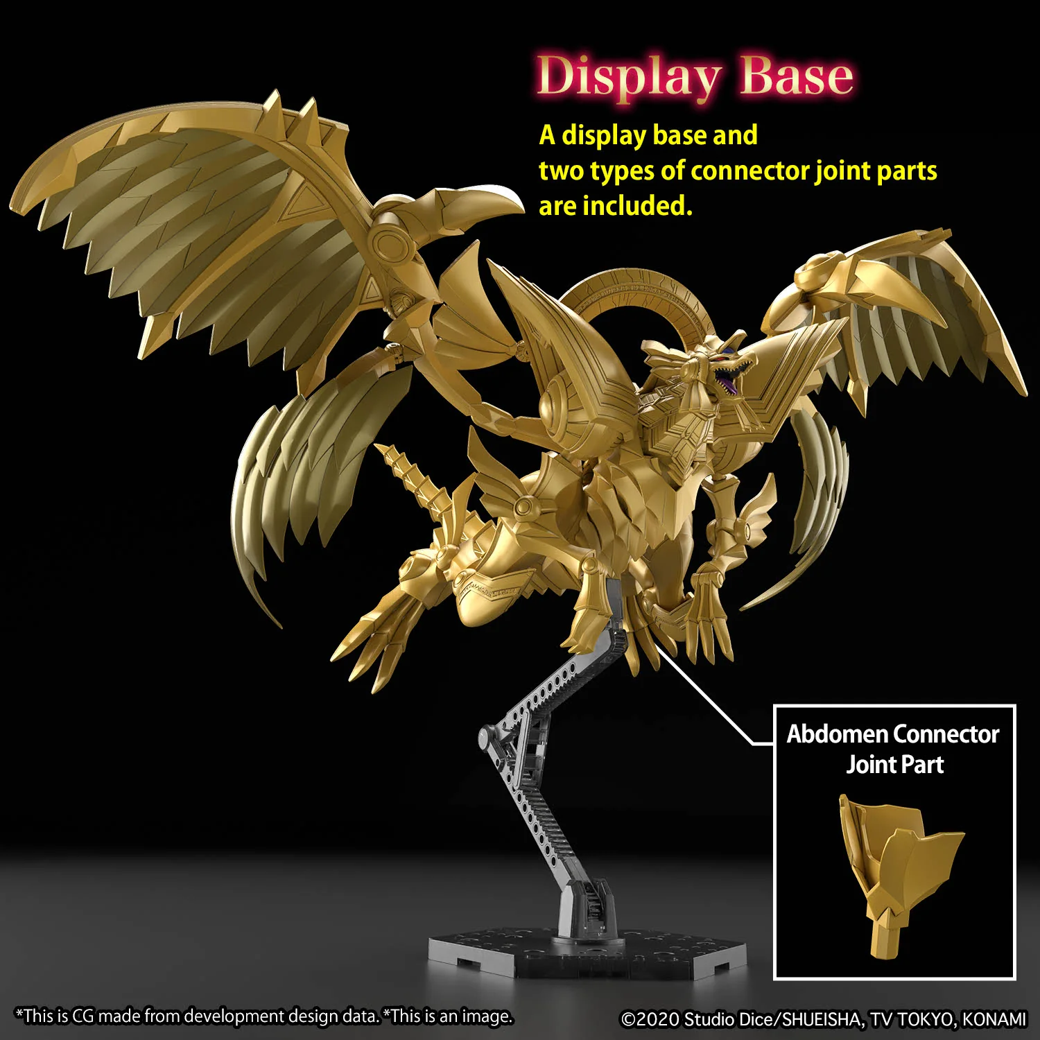 Bandai Figure-rise Standard Amplified Yu-Gi- Oh! -Egyptian God- The Winged Dragon of Ra Model Kit - Image 13