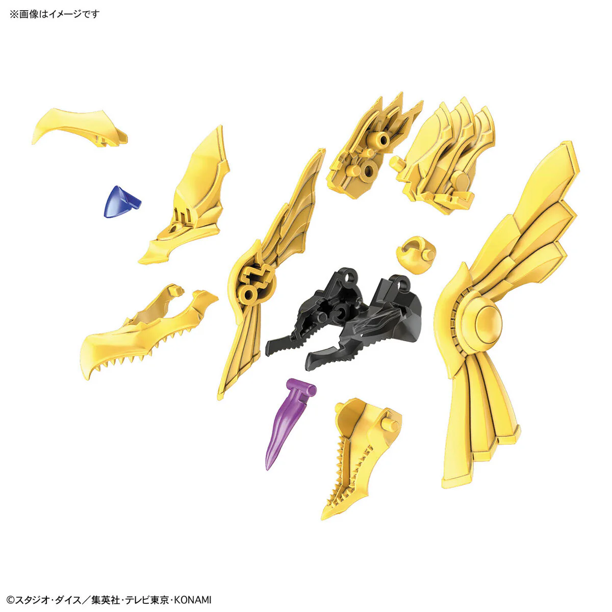 Bandai Figure-rise Standard Amplified Yu-Gi- Oh! -Egyptian God- The Winged Dragon of Ra Model Kit - Image 6
