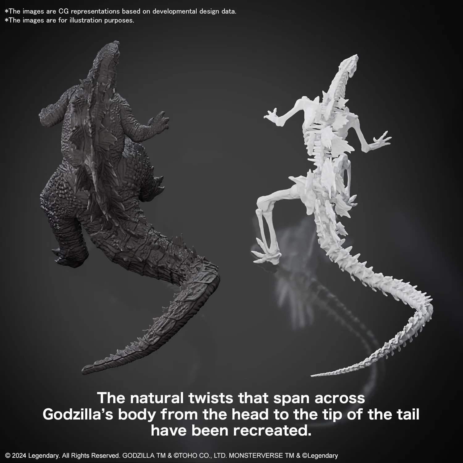 Bandai Godzilla (2024) from “Godzilla X Kong: The New Empire" Model Kit - Image 8
