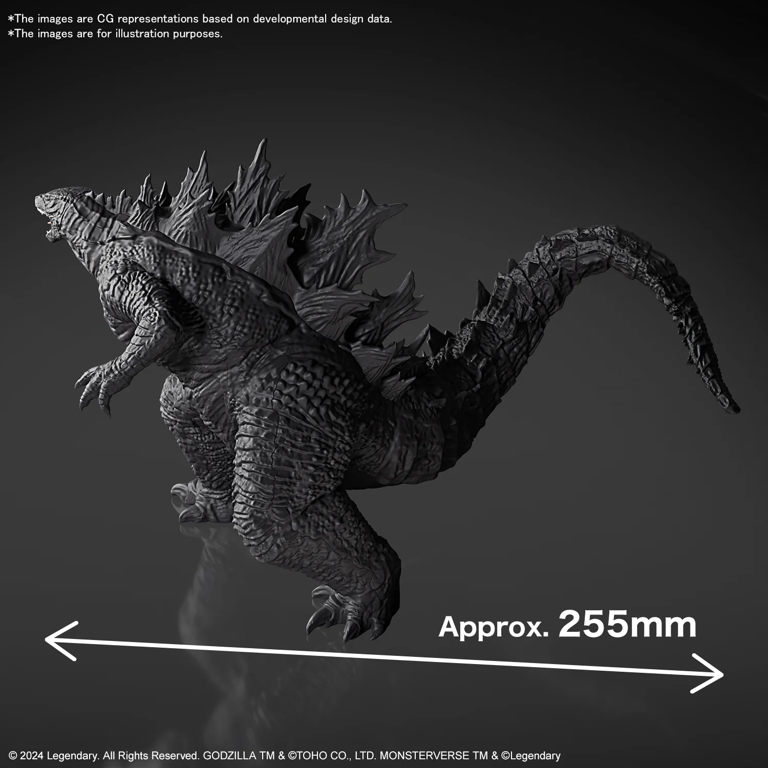 Bandai Godzilla (2024) from “Godzilla X Kong: The New Empire" Model Kit - Image 9