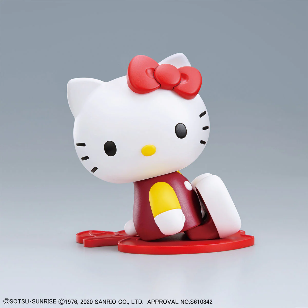 Bandai Hello Kitty x SD Gundam Cross Silhouette MS-06S Char's Zaku II Model Kit - Image 8