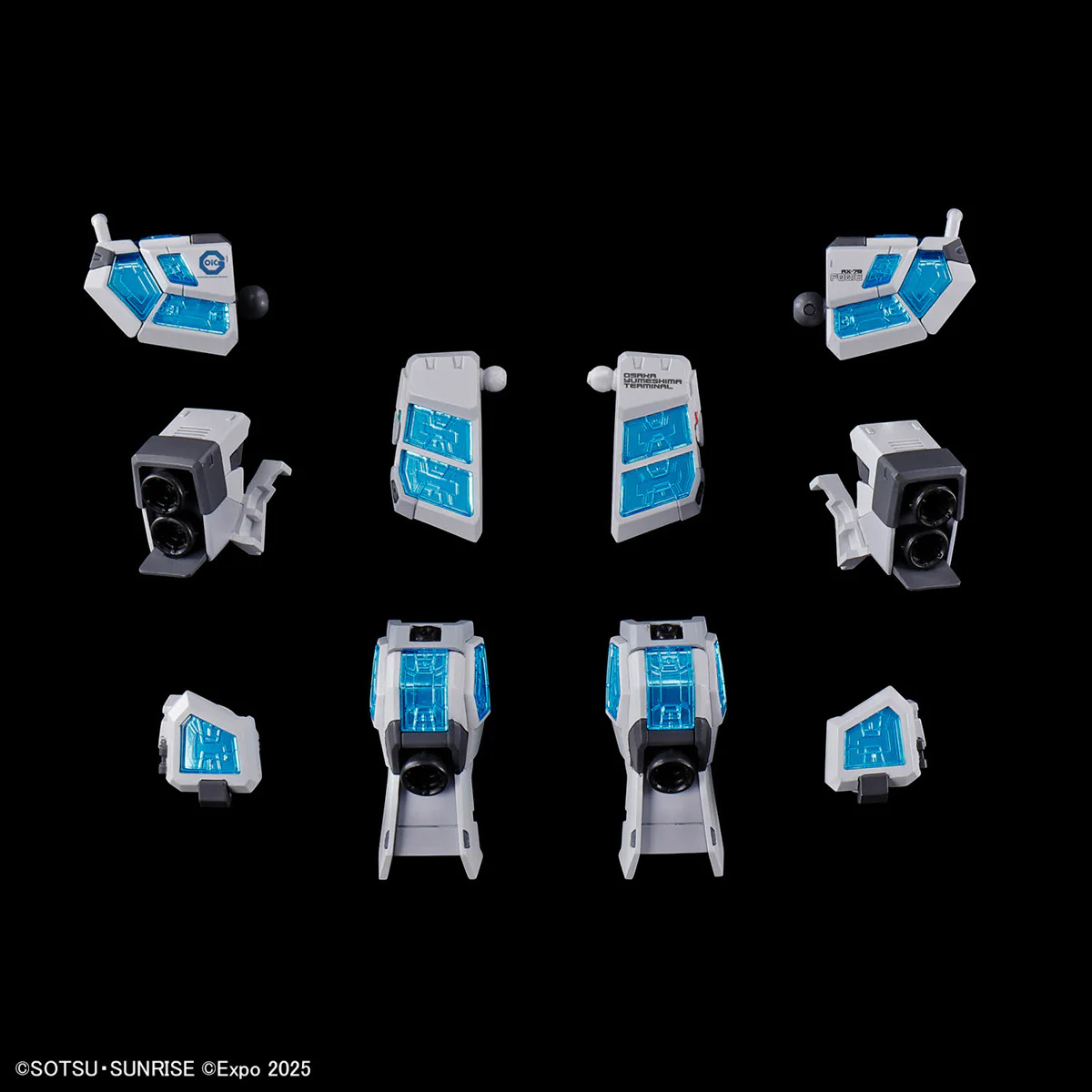 Bandai HG 1/144 RX-78F00/E Gundam EX-001 G.L.R.S.S. Feather Unit Model Kit - Image 10
