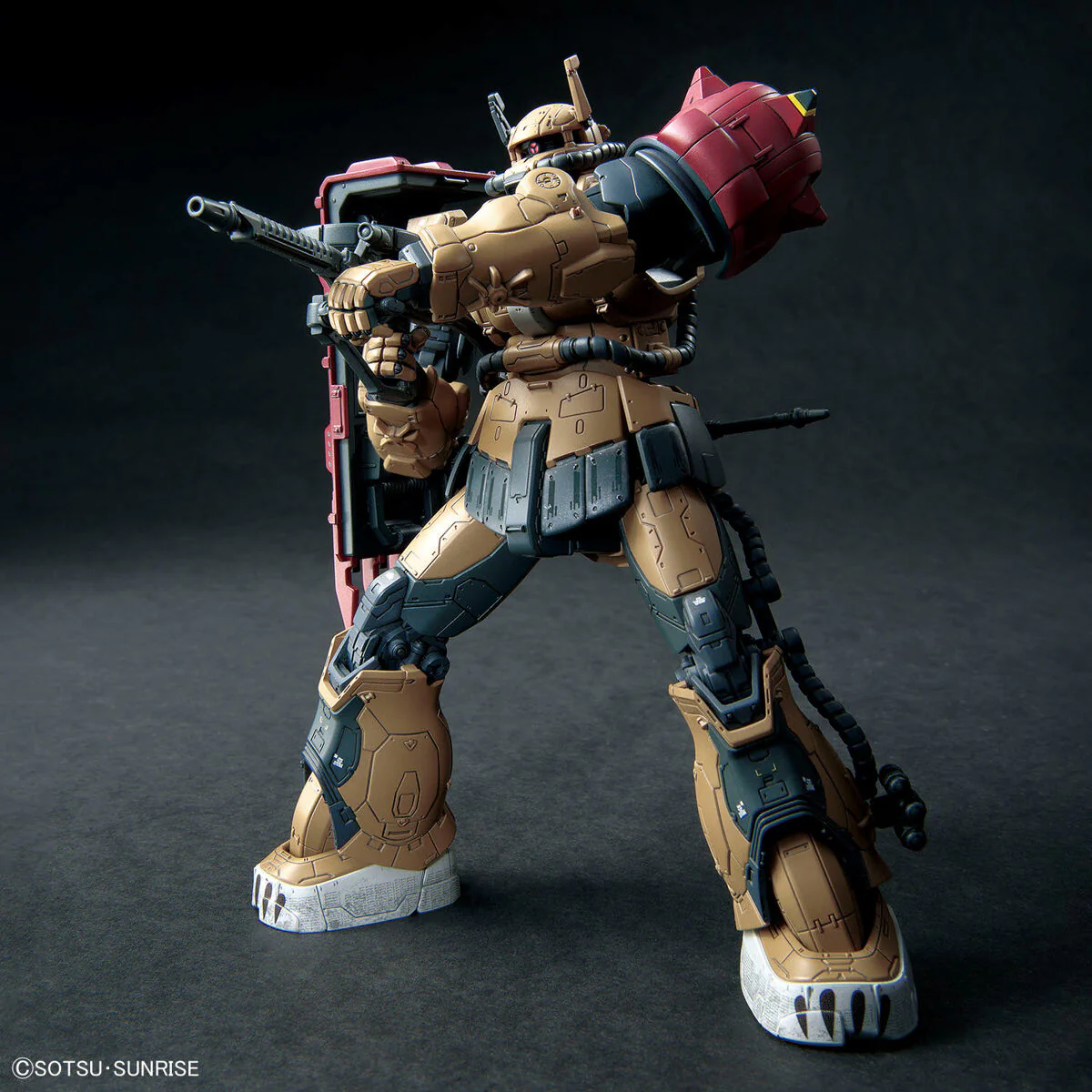 Bandai HG 1/144 Zaku II F Type (Solari Custom) Model Kit - Image 4