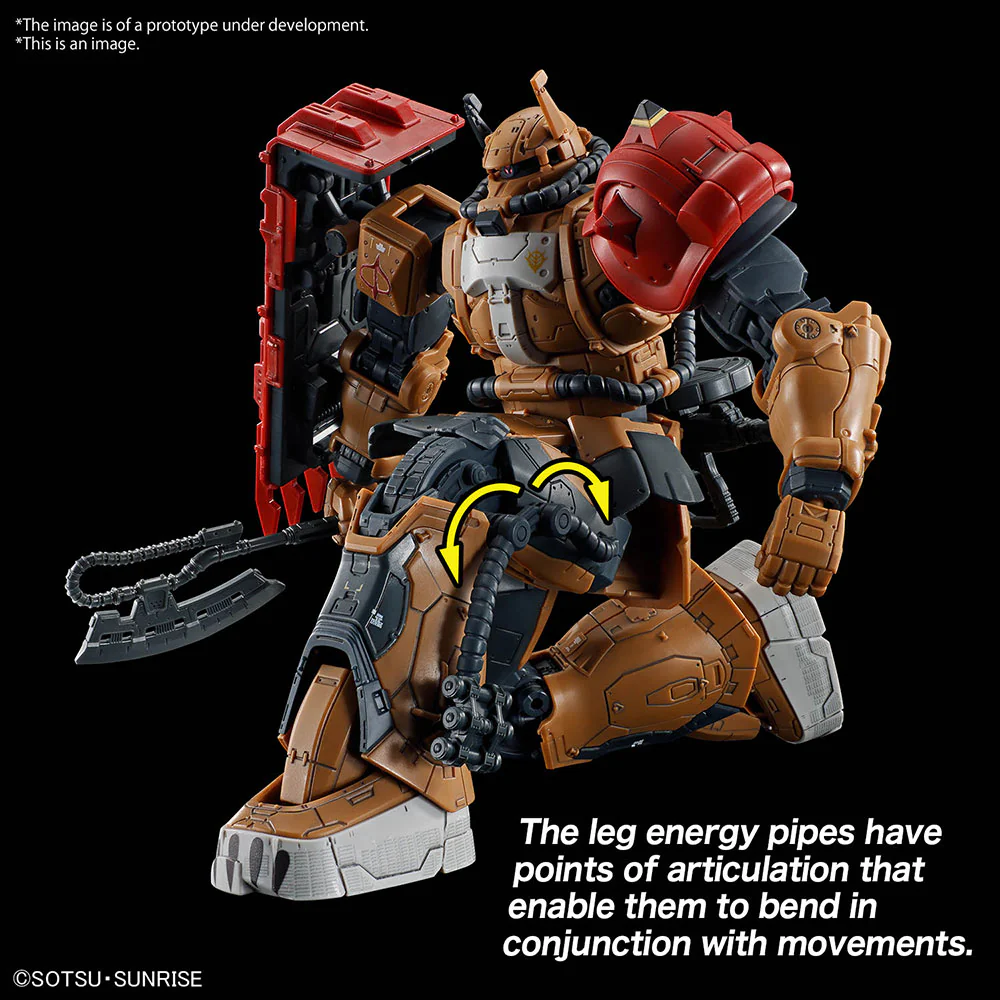 Bandai HG 1/144 Zaku II F Type (Solari Custom) Model Kit - Image 7
