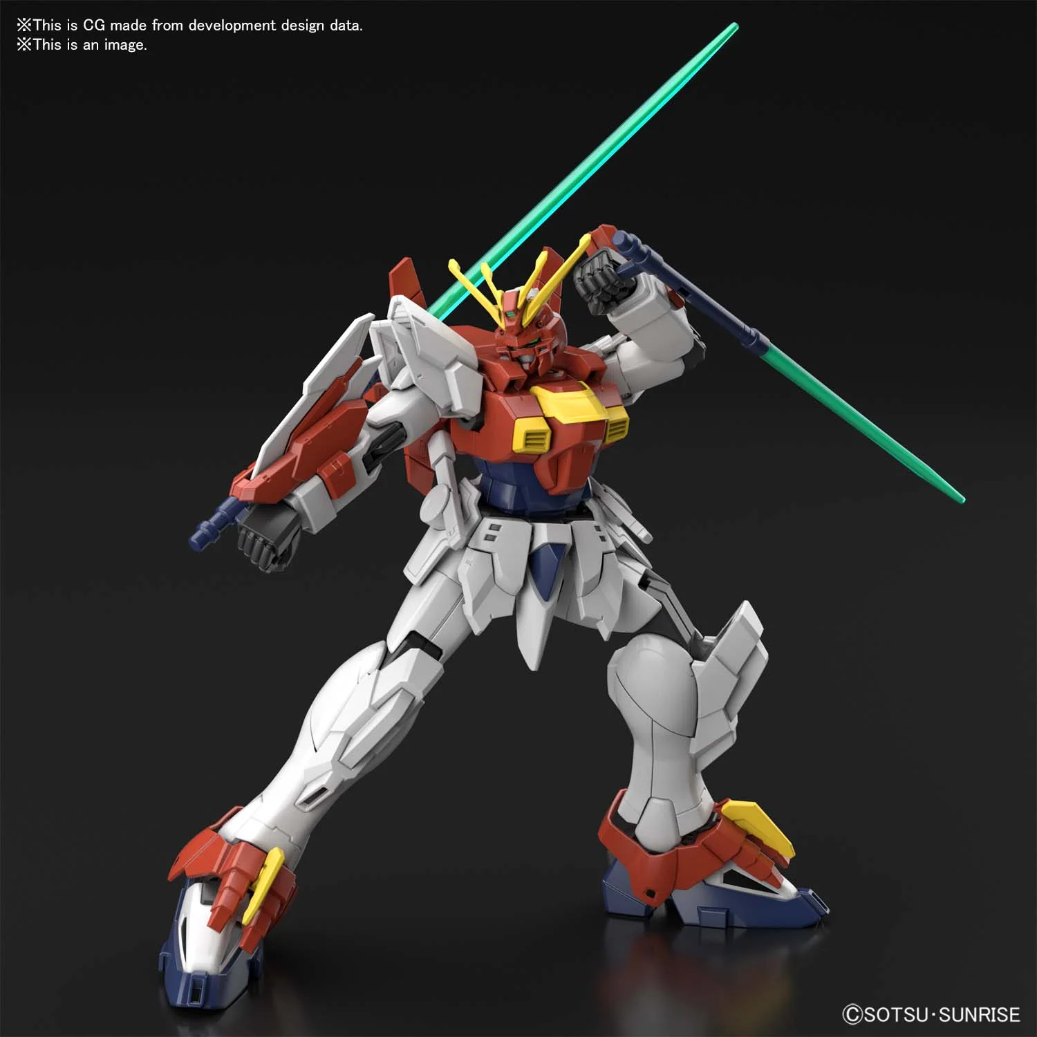 Bandai HG Battlogue 1/144 Blazing Gundam - Image 8