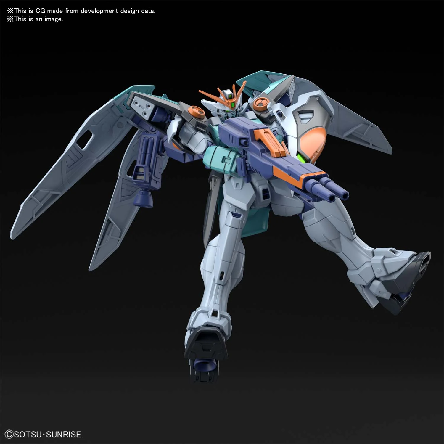 Bandai HG Battlogue 1/144 Wing Gundam Sky Zero - Image 4