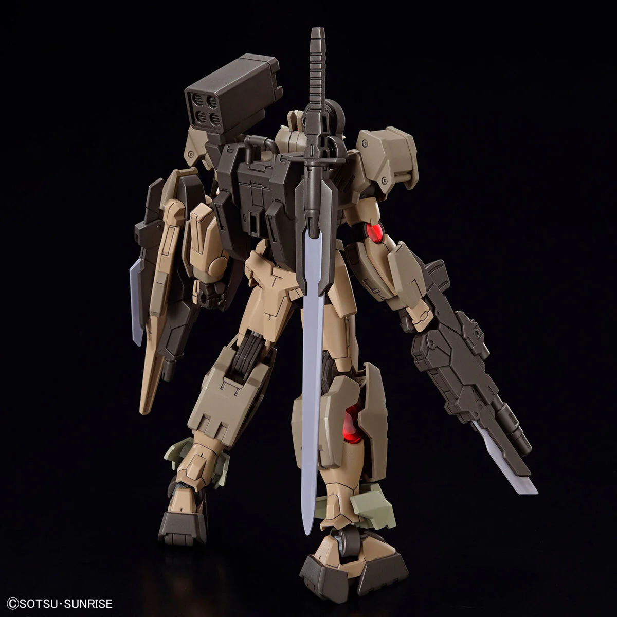 Bandai HG Gundam Build Metaverse 1/144 Gundam 00 Command Qan[T] (Desert Type) Kit - Image 4