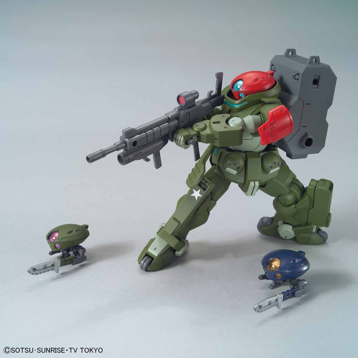 Bandai HGBD 1/144 GH-001RB Grimoire Red Beret Model Kit - Image 4