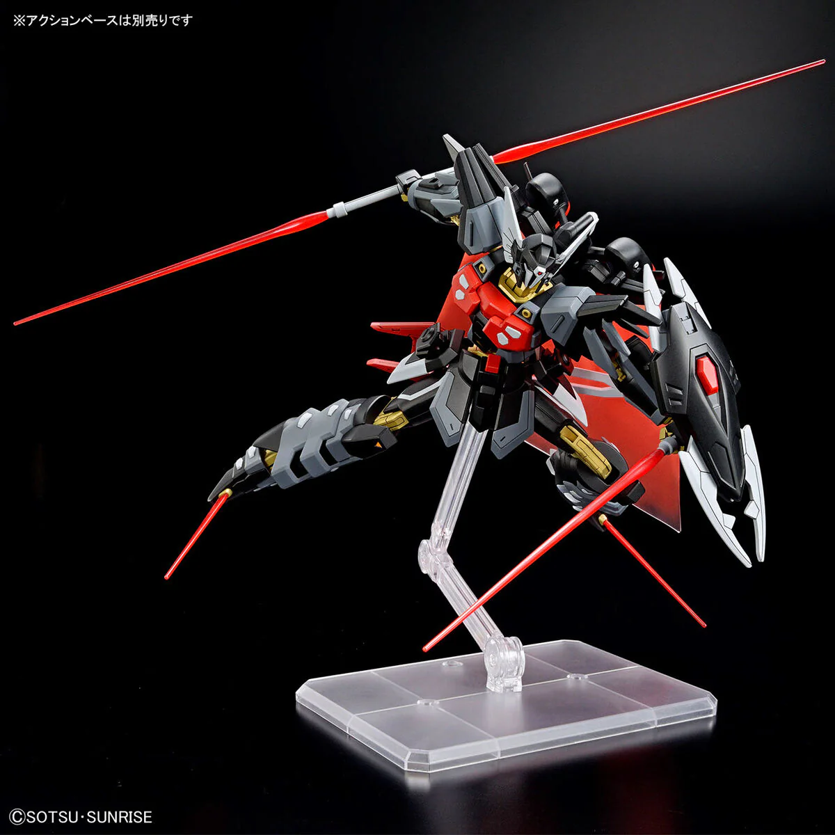 Bandai HGCE 1/144 NOG-M1A1 Black Knight Squad Shi-ve.A Model Kit - Image 10
