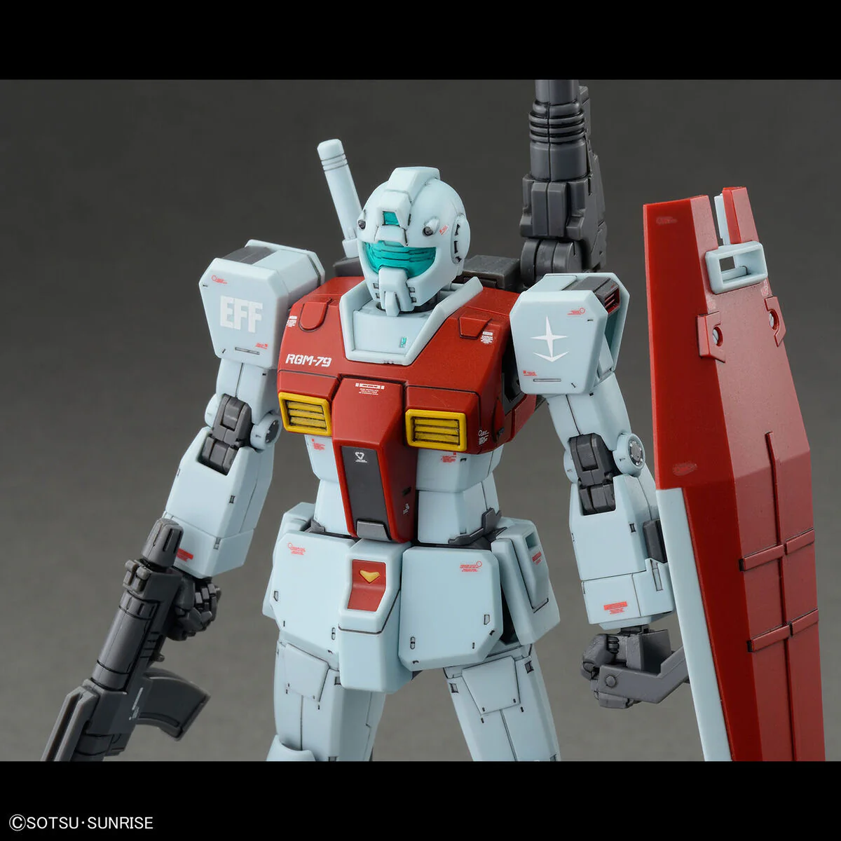 Bandai HGGTO 1/144 RGM-79 GM (Shoulder Cannon / Missile Pod) Model Kit - Image 12