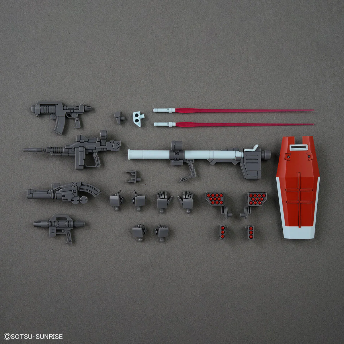 Bandai HGGTO 1/144 RGM-79 GM (Shoulder Cannon / Missile Pod) Model Kit - Image 6