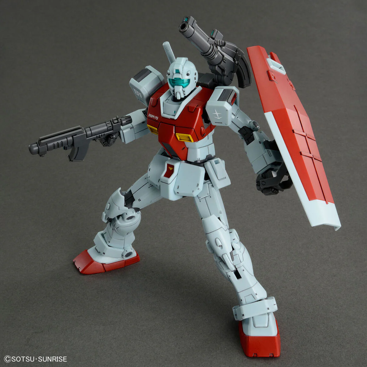 Bandai HGGTO 1/144 RGM-79 GM (Shoulder Cannon / Missile Pod) Model Kit - Image 8