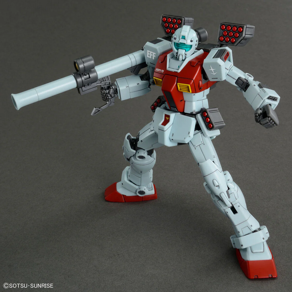 Bandai HGGTO 1/144 RGM-79 GM (Shoulder Cannon / Missile Pod) Model Kit - Image 9