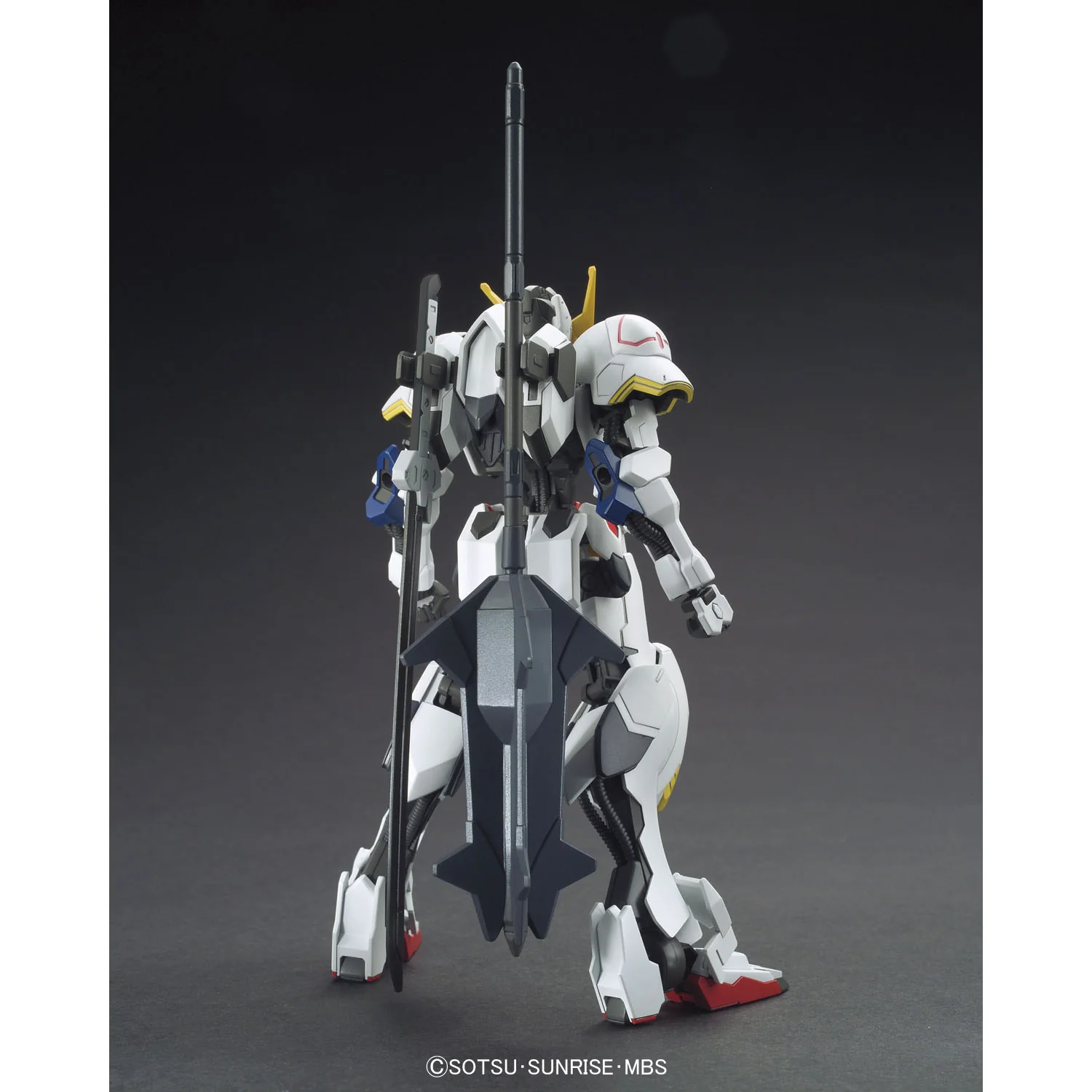 Bandai HGIBO 1/144 ASW-G-08 & JEE-M103 Gundam Barbatos + Long Distance Transport Booster Kutan Type-III Model Kit - Image 10