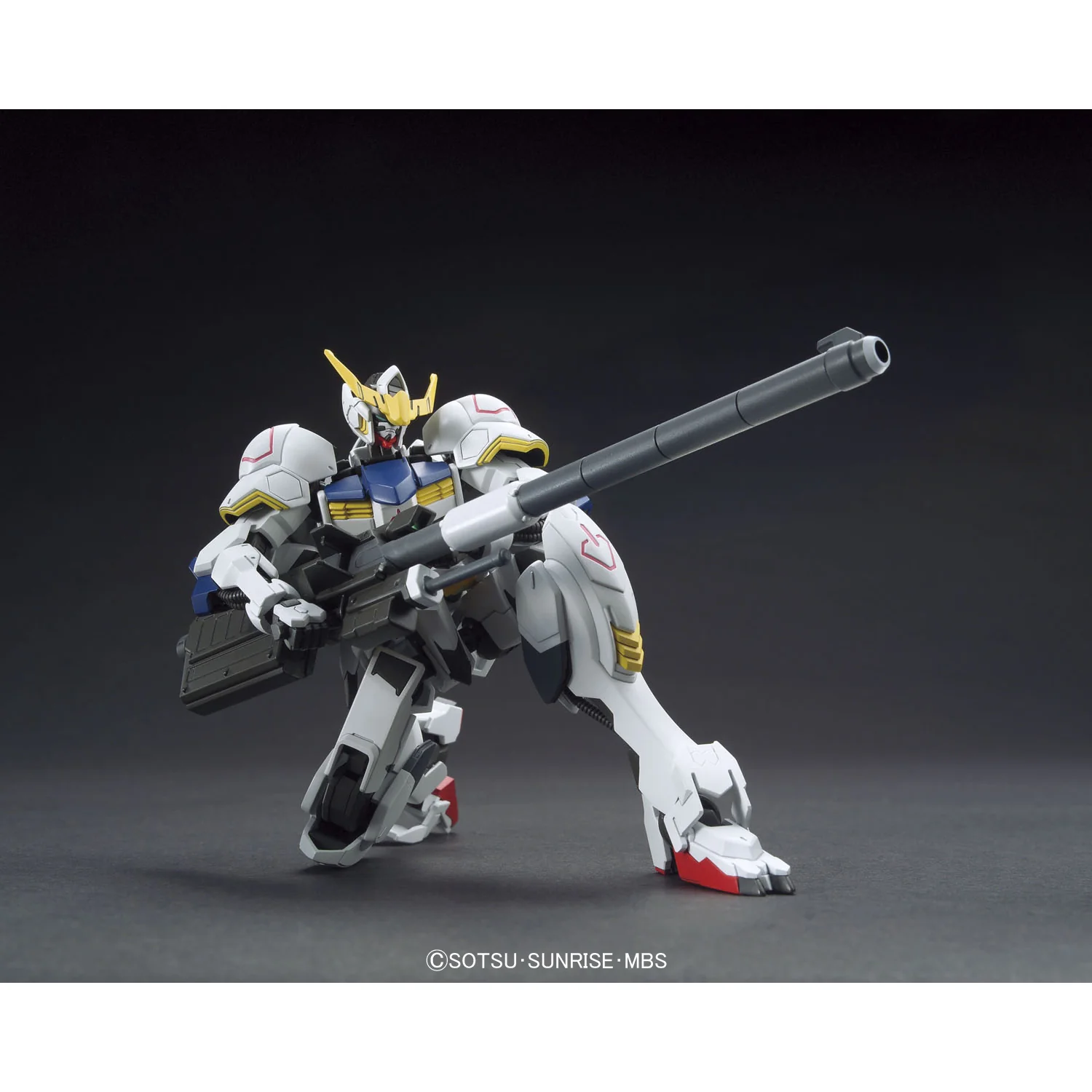 Bandai HGIBO 1/144 ASW-G-08 & JEE-M103 Gundam Barbatos + Long Distance Transport Booster Kutan Type-III Model Kit - Image 11