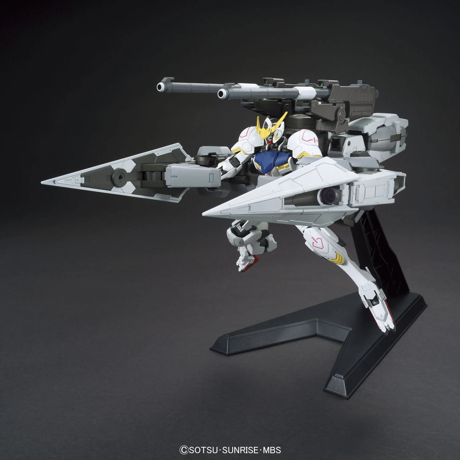 Bandai HGIBO 1/144 ASW-G-08 & JEE-M103 Gundam Barbatos + Long Distance Transport Booster Kutan Type-III Model Kit - Image 6