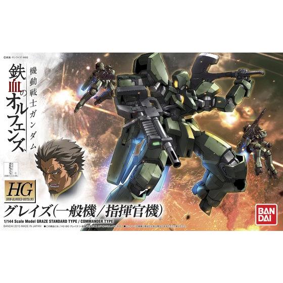 Bandai HGIBO 1/144 EB-06 Graze Standard Type/Commander Type Model Kit