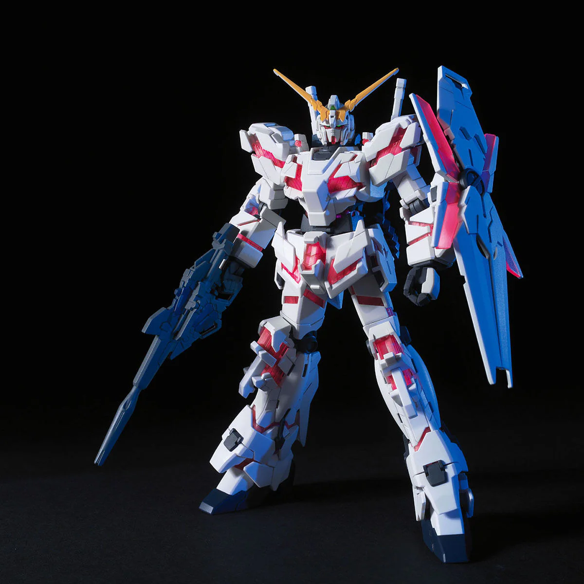 Bandai HGUC #100 1/144 RX-0 Unicorn Gundam (Destroy Mode) Model Kit - Image 2