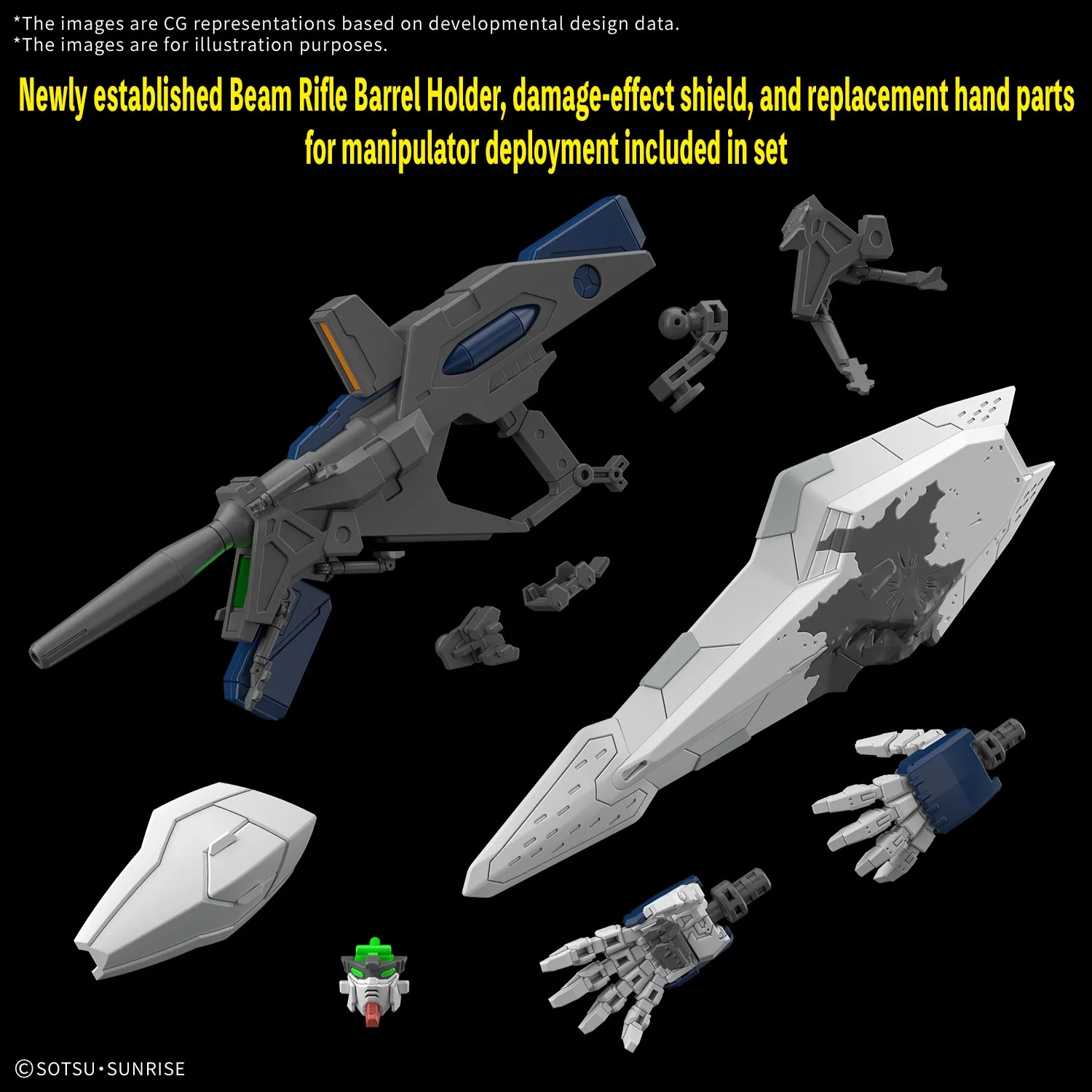Bandai HGUC #266 1/144 RX-105 Xi Gundam (Mobile Suit Gundam The Sorcery of Nymph Circe) Model Kit - Image 12