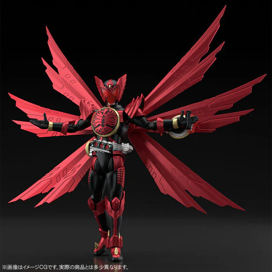 Bandai Kamen Rider Figure-rise Standard Kamen Rider OOO Tajadol Combo Model Kit - Image 5