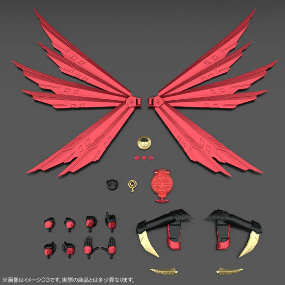 Bandai Kamen Rider Figure-rise Standard Kamen Rider OOO Tajadol Combo Model Kit - Image 8