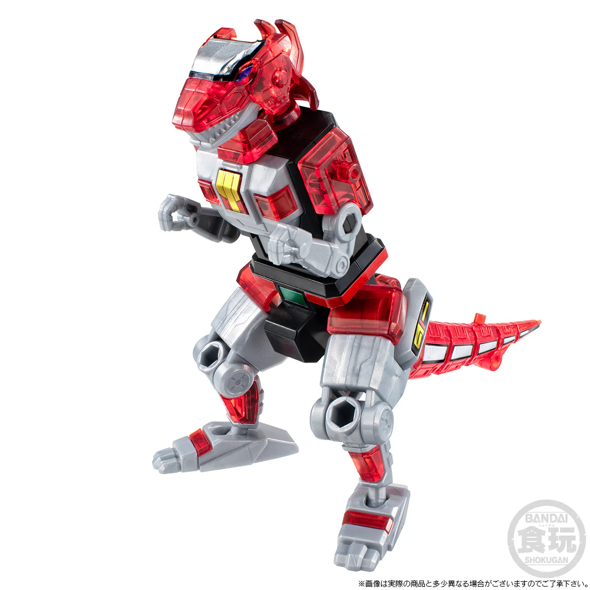 Bandai SMP [SHOKUGAN MODELING PROJECT] Kyoryu Sentai Zyuranger Daizyujin Mighty Morphin Megazord (Clear Color Ver.) Model Kit - Image 2